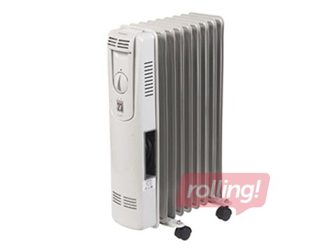 Eļļas radiators Comfort 1500W, C305-7, 7 sekcijas