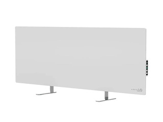 Viedais elektriskais sildītājs AENO Premium Eco Smart sildītājs, 700 W, rūdīts stikls, infrasarkanais + konvekcijas sildīšanas veids, LED displejs, balts
