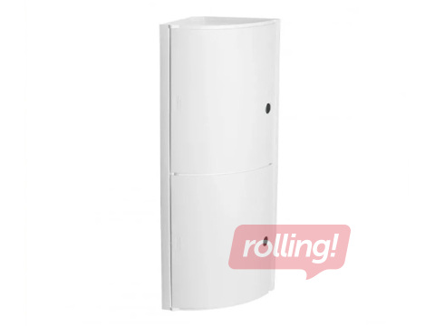 Vannas istabas skapītis Tatay, stūra, ar durtiņām, balts, 20x20x62.5cm