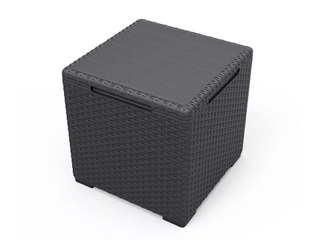 Dārza galdiņš, uzglabāšanas kaste Keter Vigo, pelēks