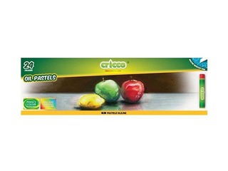 Eļļas krītiņi Oil Pastels Cricco, 24 krāsas