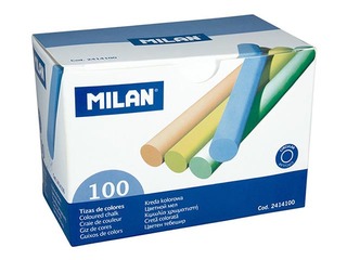 Мелки Milan 100 шт., цветные 
