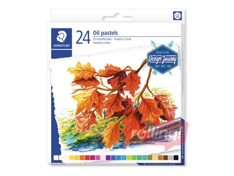 Eļļas krītiņi Oil Pastels Staedtler 2420, 24 krāsas