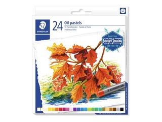 Eļļas krītiņi Oil Pastels Staedtler 2420, 24 krāsas