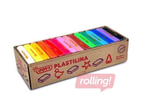 Plastilīns Jovi, 350gr x 15 krāsas