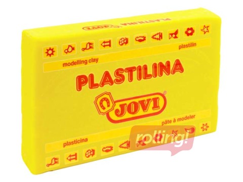 Plastilīns Jovi, 350g, dzeltena krāsa