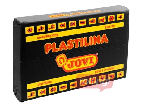 Plastilīns Jovi, 350g, melna krāsa