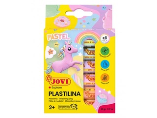 Plastilīns Jovi, pastel, 15 g, 6 krāsas