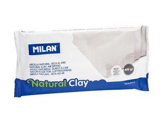 Veidošanas māls Milan, dabīgi balts, 400g
