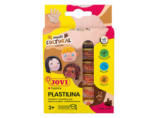 Plastilīns Jovi Multicultural colors, 6 krāsas