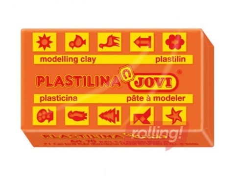 Plastilīns Jovi, 50g, oranža krāsa