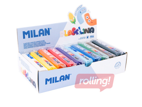 Plastilīna komplekts Milan, 10 krāsas