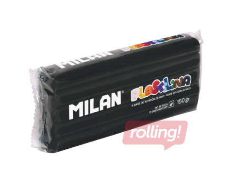 Plastilīns Milan, 150g, melns