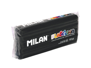 Plastilīns Milan, 150g, melns