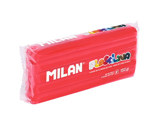 Plastilīns Milan, 150g, sarkans