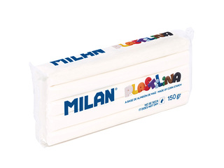 Plastilīns Milan, 150g, balts