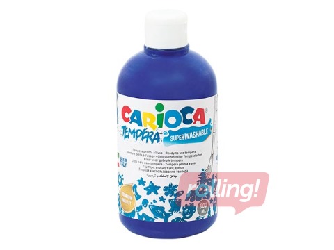 Mākslinieciskā guaša krāsa Carioca 500 ml, zila