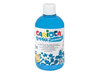 Mākslinieciskā guaša krāsa Carioca 500 ml, gaiši zila