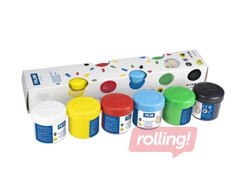 Pirkstiņkrāsas Milan, 40ml, 6 krāsas