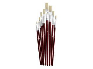 Otiņu komplekts 882B, 9 gab., plakanas saru Nr. 0, 2, 4, 6, 8, 10, 12, 14, 16 
