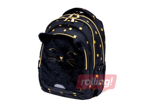Mugursoma Fluffy Kitty, Black, 20l