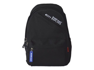 School backpack with 2 compartments ErichKrause EasyLine Style, black, 22 L