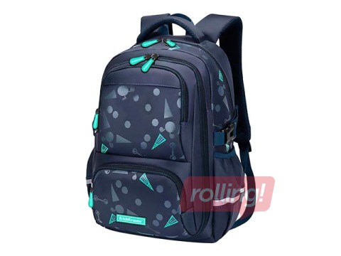 Mugursoma ar diviem nodalījumiem ErichKrause SchoolLine, Blue Style, 23 L