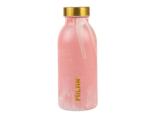 Ūdens pudele Milan, Lava, nerūsējošais tērauds, rozā, 350ml