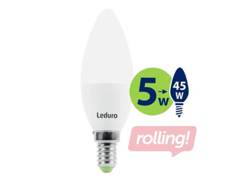 Spuldze LEDURO LED CL 5W, E14, 2700K, 400lm, matēta