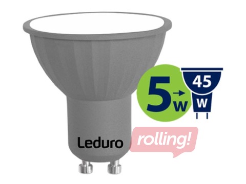 Spuldze LEDURO LED 5W, GU10, 3000K, 350lm, matēta
