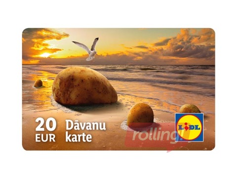 Lidl dāvanu karte, 20 EUR