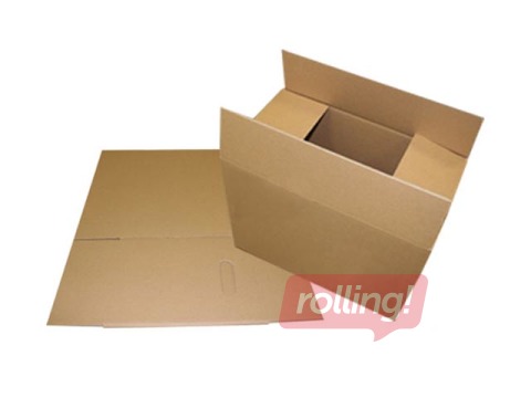 Gofrēta kartona kaste 430x200x300 mm, brūna
