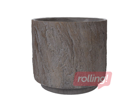 Dekoratīvais puķu pods Thor, pelēks, Ø20.5x18.5cm