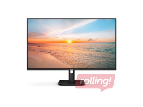 Monitors Philips LED Monitor 1920 x 1080 Full HD (1080p) @ 120 Hz, HDMI, VGA, DisplayPort, Speakers, Melns
