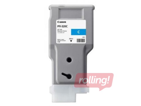 Tintes kasete Canon PFI-320C, ciānzila, 300ml
