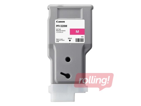 Tintes kasete Canon PFI-320M, fuksīna sarkana, 300ml