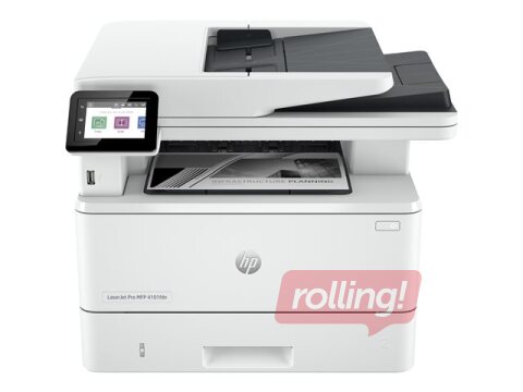 Daudzfunkciju melnbaltais lāzerprinteris HP LaserJet Pro MFP 4102fdw