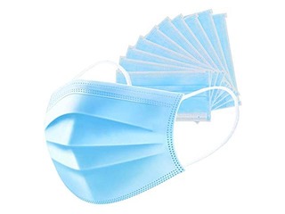 Sejas maska medicīniskā, bērnu, zila (50gab/iepakojumā)