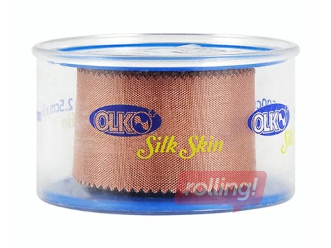 Auduma leikoplasts Silk Skin  2.5cm x 500cm, Olko 