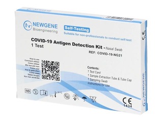 COVID-19 NewGene, ātrais SARS-CoV-2 antigēna tests, deguna, 1 gab.