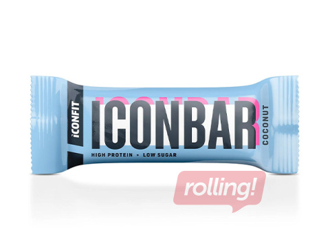 Batoniņš Iconfit, Iconbar, proteīna, kokosriekstu, 45g