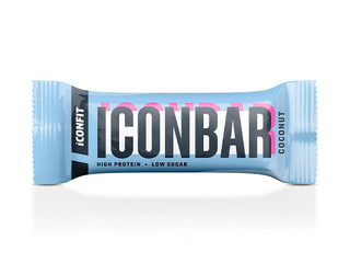 Batoniņš Iconfit, Iconbar, proteīna, kokosriekstu, 45g