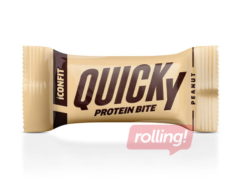 Batoniņš Iconfit, Quicky, proteīna, zemesriekstu, 35g