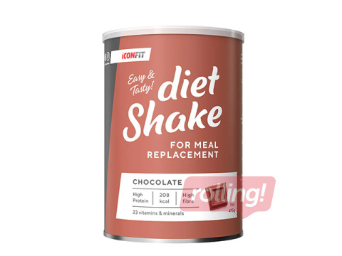 Diētiskais kokteilis Iconfit, šokolādes, 495g