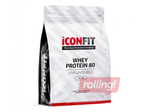 Sūkalu proteīns Iconfit 80, bez garšas, 1kg
