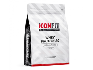 Sūkalu proteīns Iconfit 80, bez garšas, 1kg