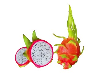 Pitaya red with white middle, 1 piece