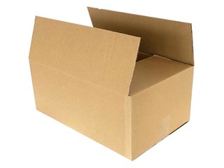 Cardboard box for parcel machines, 1/2 M size, 380x250x170mm, brown