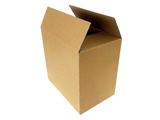 Cardboard box for parcel machines, 1/2 L size, 380x250x360mm, brown