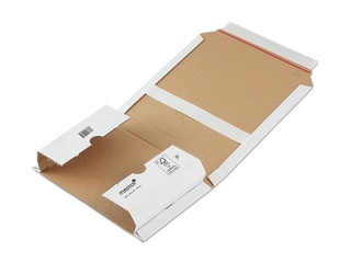 Box for postal shipments Master´in Access, 302 x 215 x 20 mm, cardboard, white